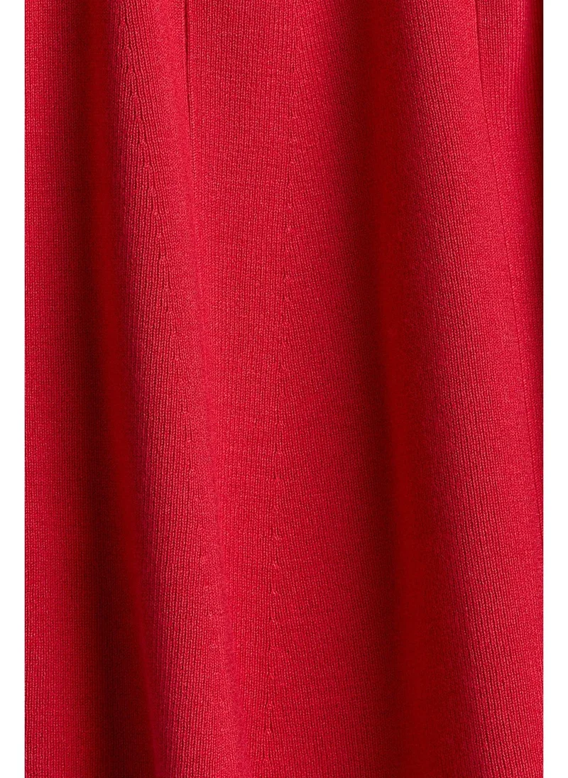 H&M Flared fine-knit skirt