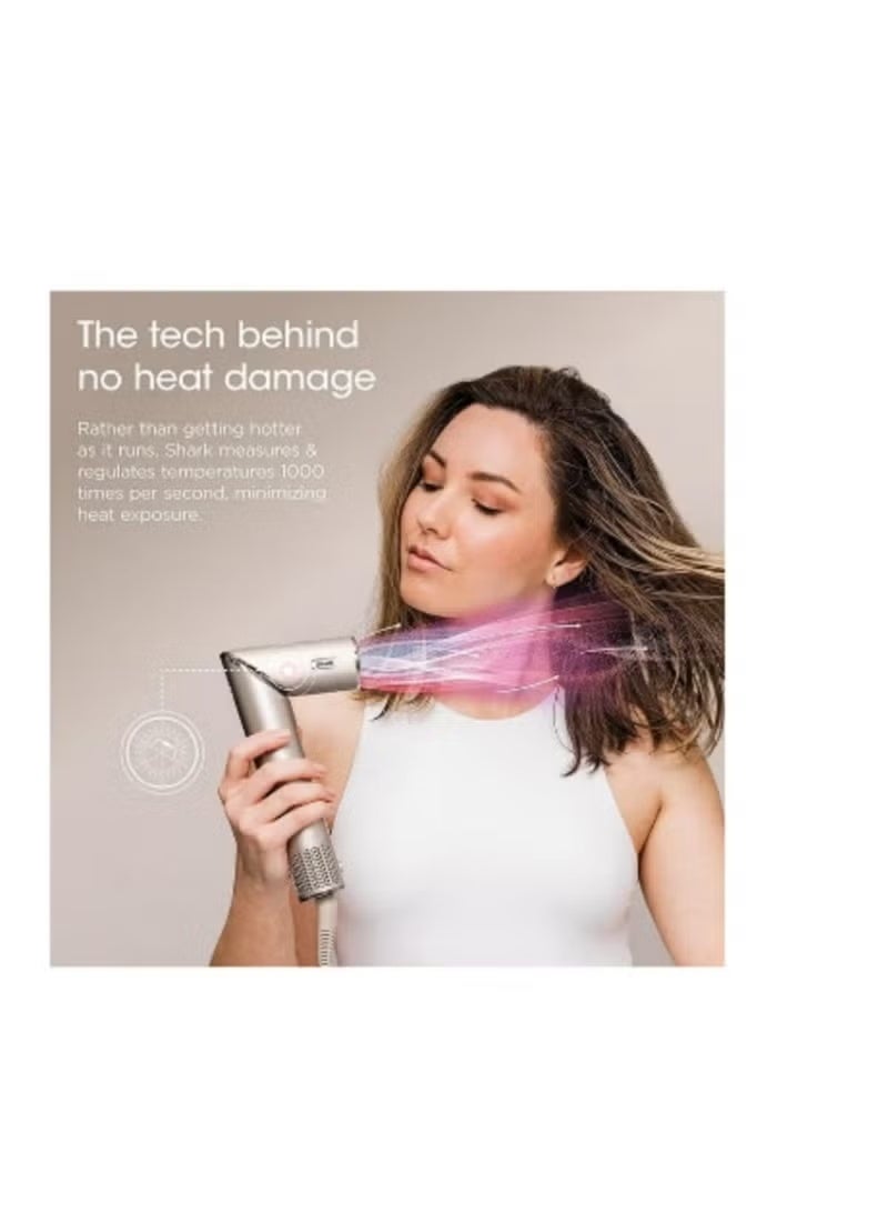 شارك نظام تصفيف الشعر وتجفيفه بالهواء من فليكس ستايل 5 في 1، فرشاة تجعيد الشعر المجفف الهوائي وأداة تجعيد الشعر المتعددة مع أدوات تجعيد الشعر ذاتية اللف، وفرشاة مجداف، وفرشاة بيضاوية، وملحق مكثف - Image 4