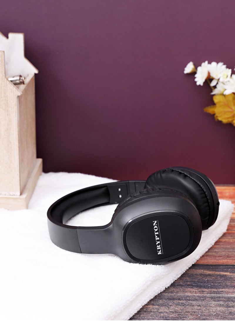 KRYPTON Bluetooth Headphone with 3.5mm Wired Mode and 10 Hours Battery Powered - Image 3