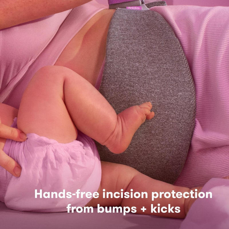 Frida Mom C-Section Belly Binder for Post-Op, C-Section Recovery Must Have Band, Incision Protector, Targeted Hot & Cold Therapy for Swelling - Image 3