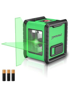 Tomahawk TOMAHAWK TLC23152 Line laser leveller Compact 2 Green Line Laser Level 98ft Green Cross SelfLevelling Laser Line for Construction with VerticalHorizontal Magnetic Base 