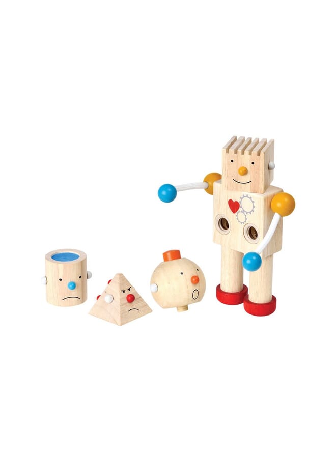 Raxoom Wooden Buildarobot Multicolor - Image 2