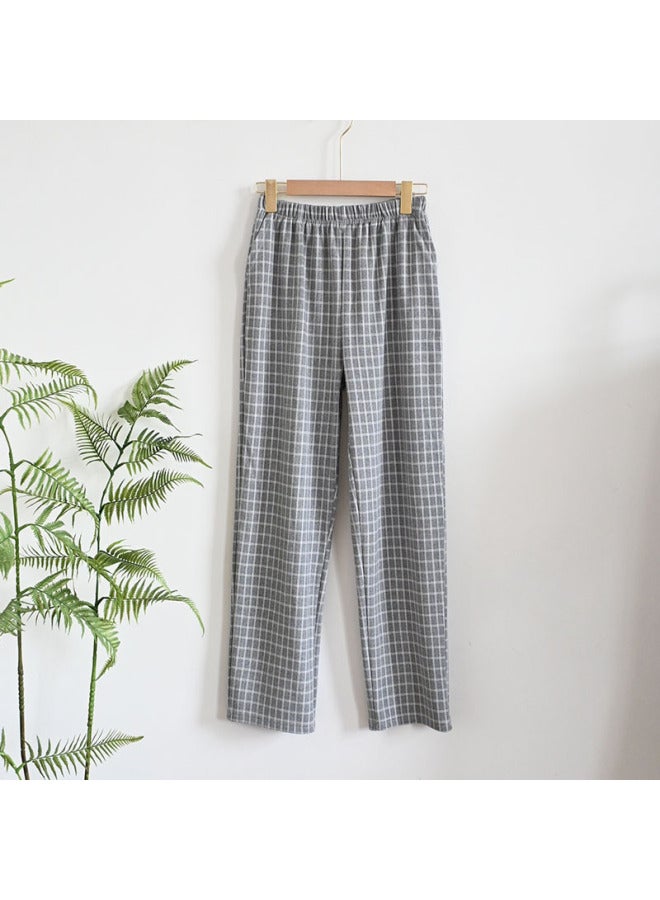 New Style Spring Autumn And Winter Velvet Pajama Pants High Elastic Waist Loose Casual Outer Wearing Pajama Pants For Lovers