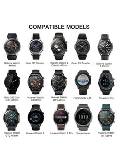 Y&D Metal Strap For Huawei Watch GT3 46mm, 22mm Replacement Strap, Dual Magnetic Adjustable for 46mm/GT2 46mm/GT Classic/Galaxy 46mm/Galaxy 3 45mm  - Image 5