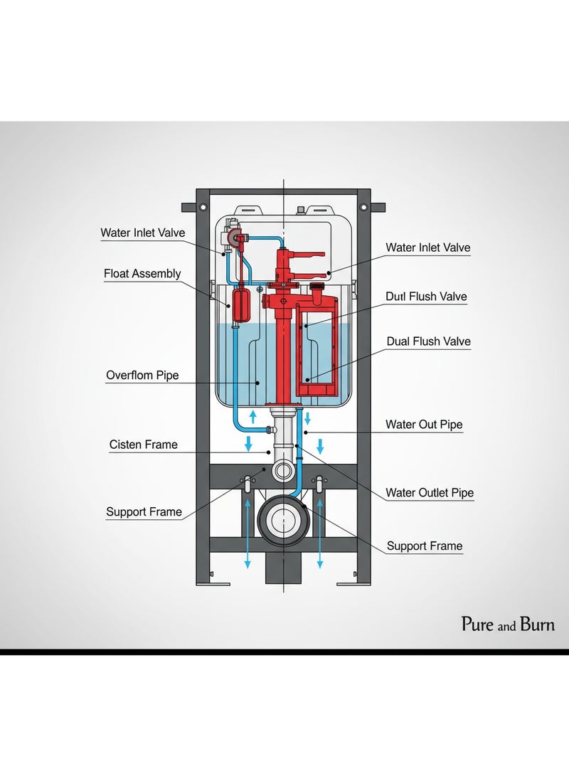 بيور PURE - خزان مياه مخفي بإطار كامل - Image 3