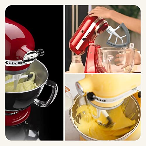 Moloudan Flex Edge Beater For KitchenAid 4.5-5 Quart Tilt-Head Stand Mixers, Non-Stick Coated Blade Beater with Both-Sides Flexible Silicone Edges Bowl Scraper, Mixer Accessories Paddle Attachment - Image 5