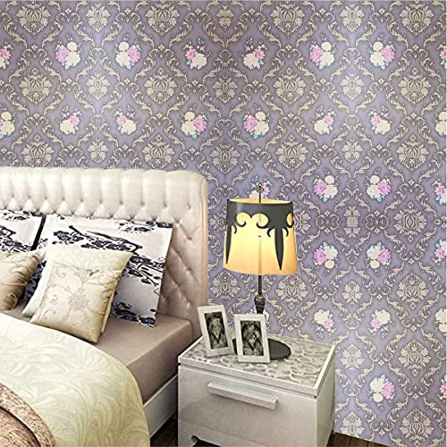 ELTON Wall Stickers DIY Wallpaper Luxury Self Adhesive Decals Living Room Bedroom Decoration Furniture Makeover Damask Flower (45 x 300 cm) - Image 3