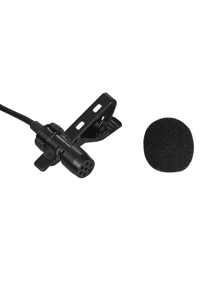 ANDOER - Andoer 6m/20ft USB Dual-head Lavalier Lapel Microphone Clip-on Omnidirectional Computer Mic for Windows Mac Video Audio Recording - Image 1