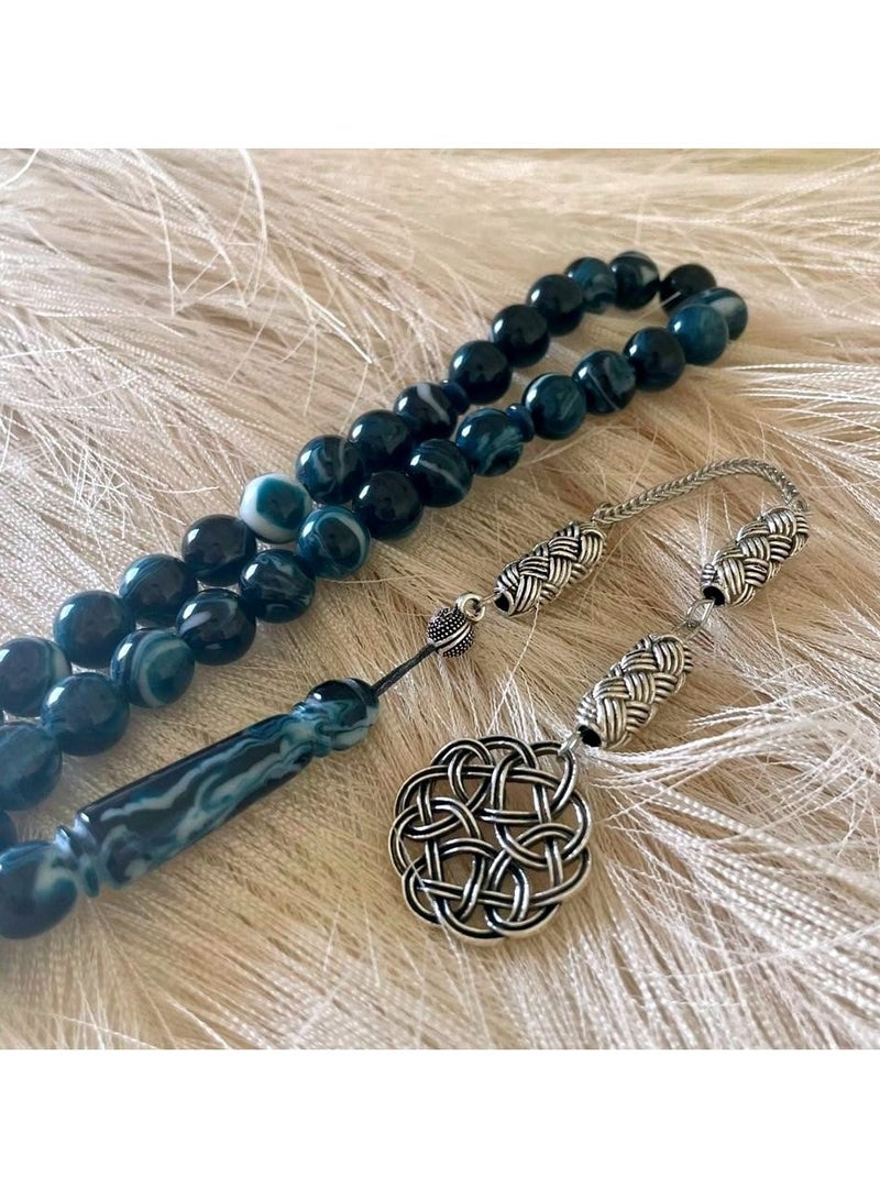 Misbah mixed navy blue clay 33 - Image 2