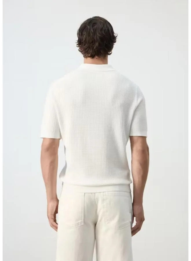 مانجو مان 100% Cotton Knitted Polo Shirt