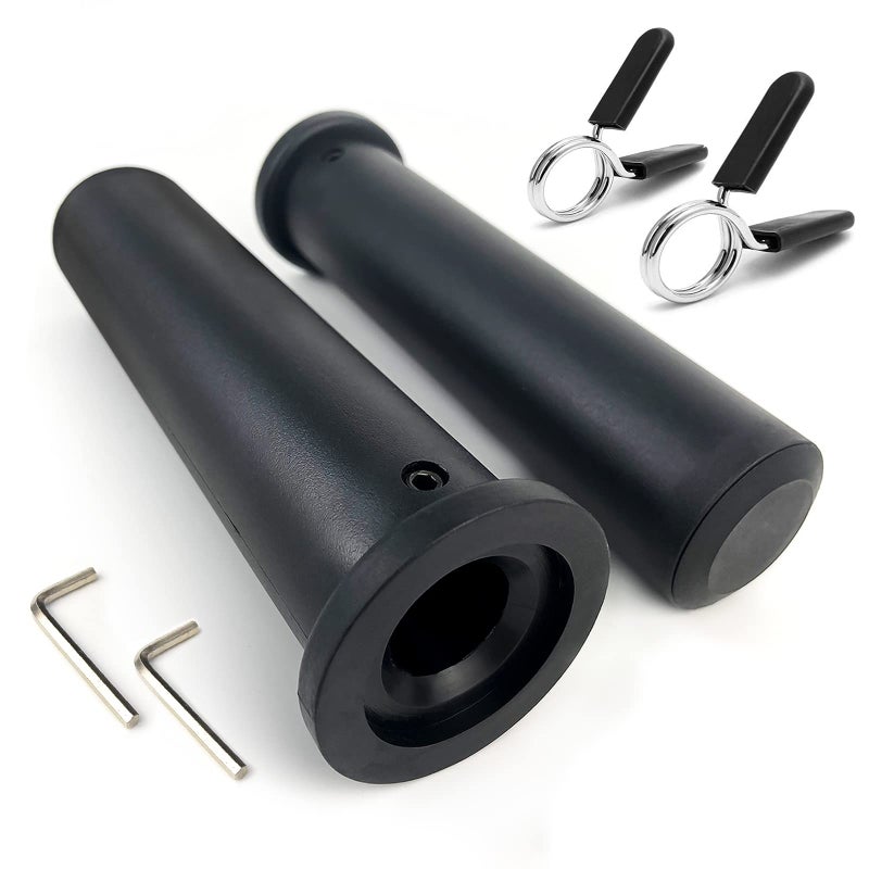 Rexhubro Olympic Adapter Sleeve 82 PCSConverts 1 Standard Weight Plate Posts to 2 Olympic Weight Plate PostsHeavy Duty Nylon and Removable end Cap 8 inch - Image 2