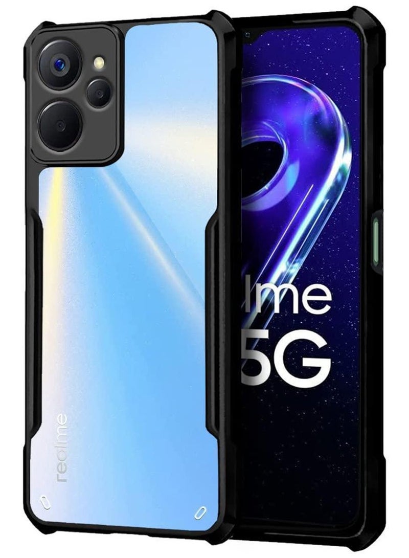 Alyashmac Mobile Phone Case Cover for realme 9i 5G, Ultra-Thin Lightweight Cover Soft TPU Bumper + Acrylic Clear Back Case Cover - Image 1