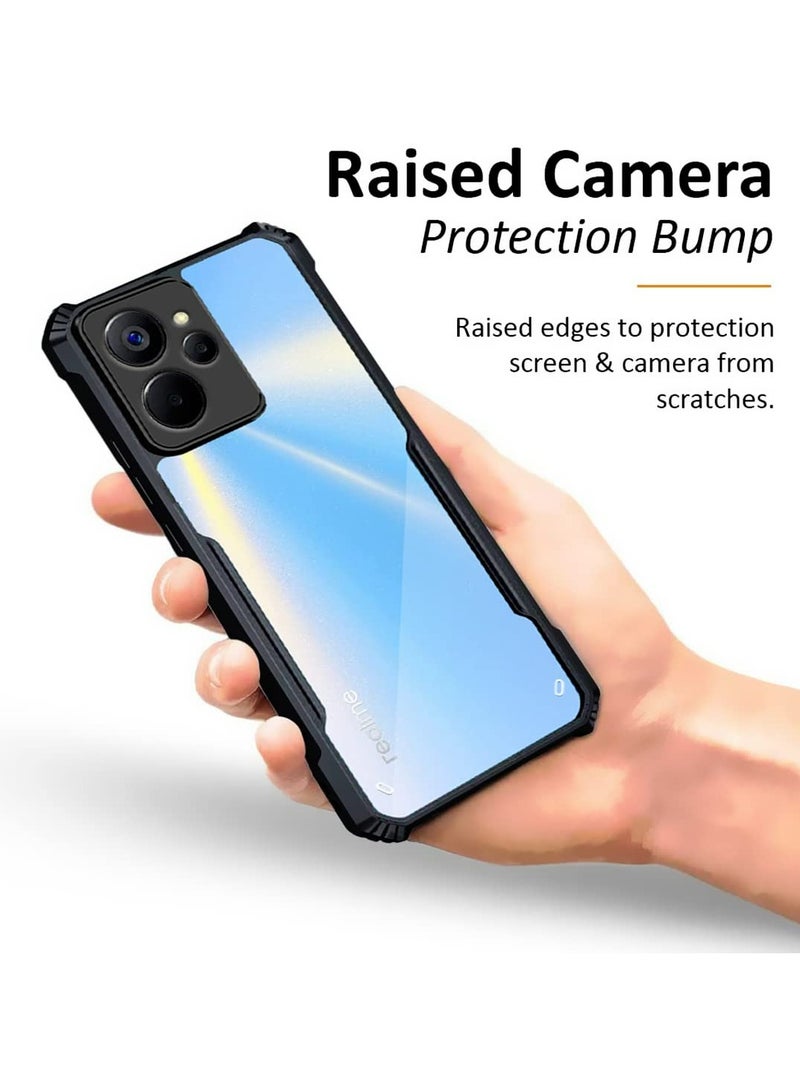 Alyashmac Mobile Phone Case Cover for realme 9i 5G, Ultra-Thin Lightweight Cover Soft TPU Bumper + Acrylic Clear Back Case Cover - Image 4