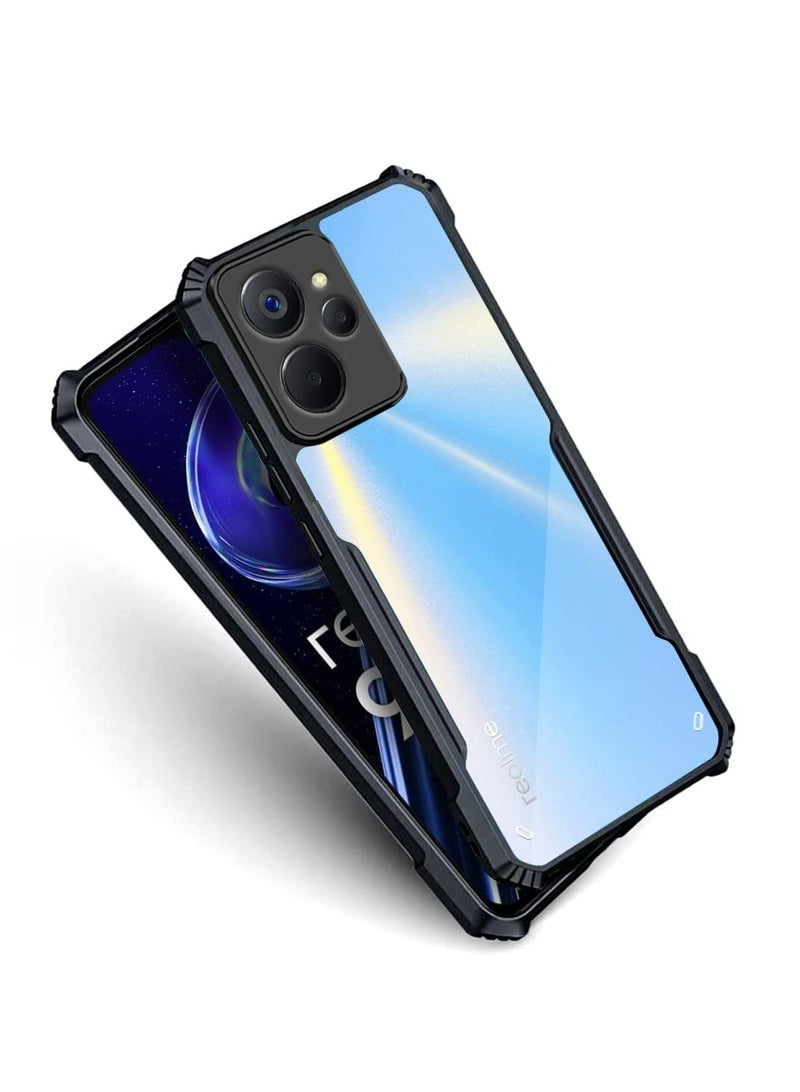 Alyashmac Mobile Phone Case Cover for realme 9i 5G, Ultra-Thin Lightweight Cover Soft TPU Bumper + Acrylic Clear Back Case Cover - Image 3