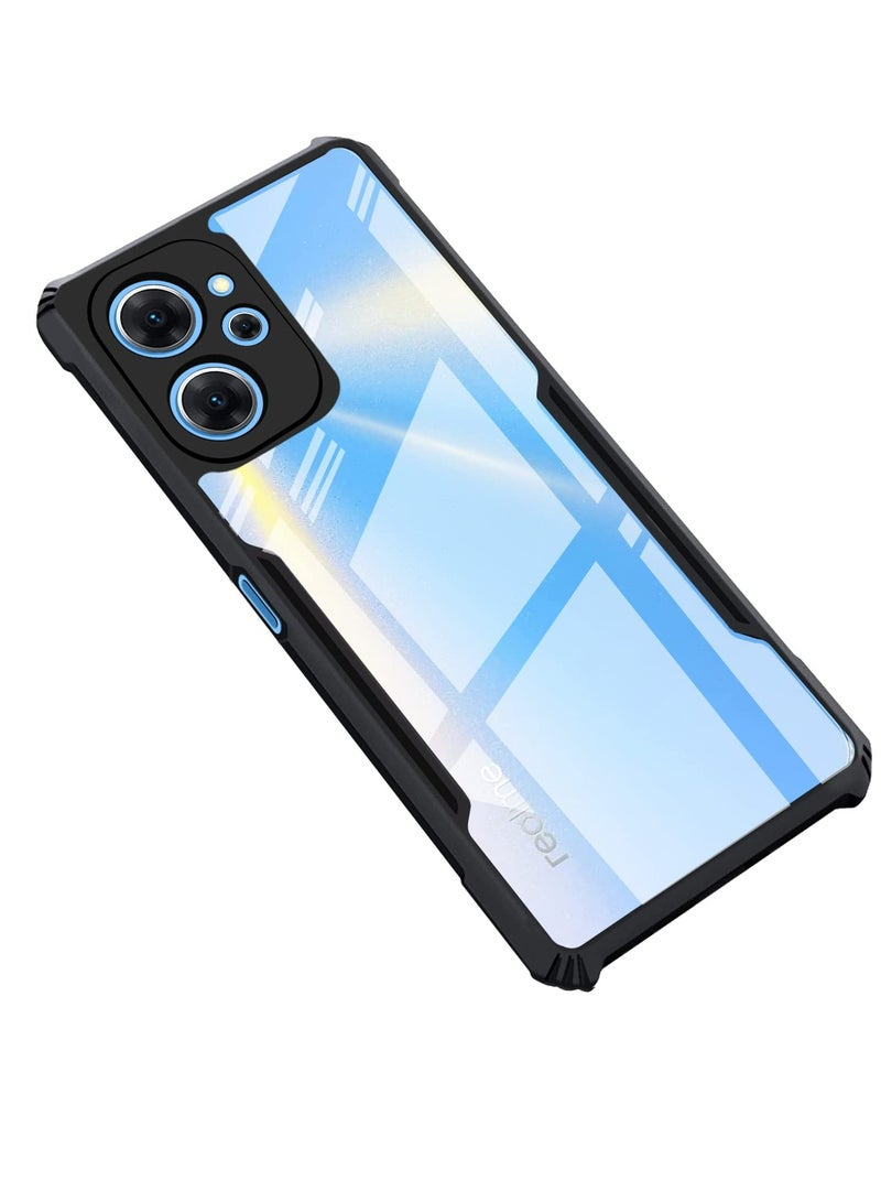 Alyashmac Mobile Phone Case Cover for realme 9i 5G, Ultra-Thin Lightweight Cover Soft TPU Bumper + Acrylic Clear Back Case Cover - Image 2