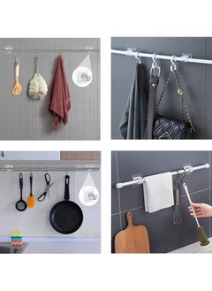 Generic Self Adhesive Holder Hooks (Clear)  - Image 2