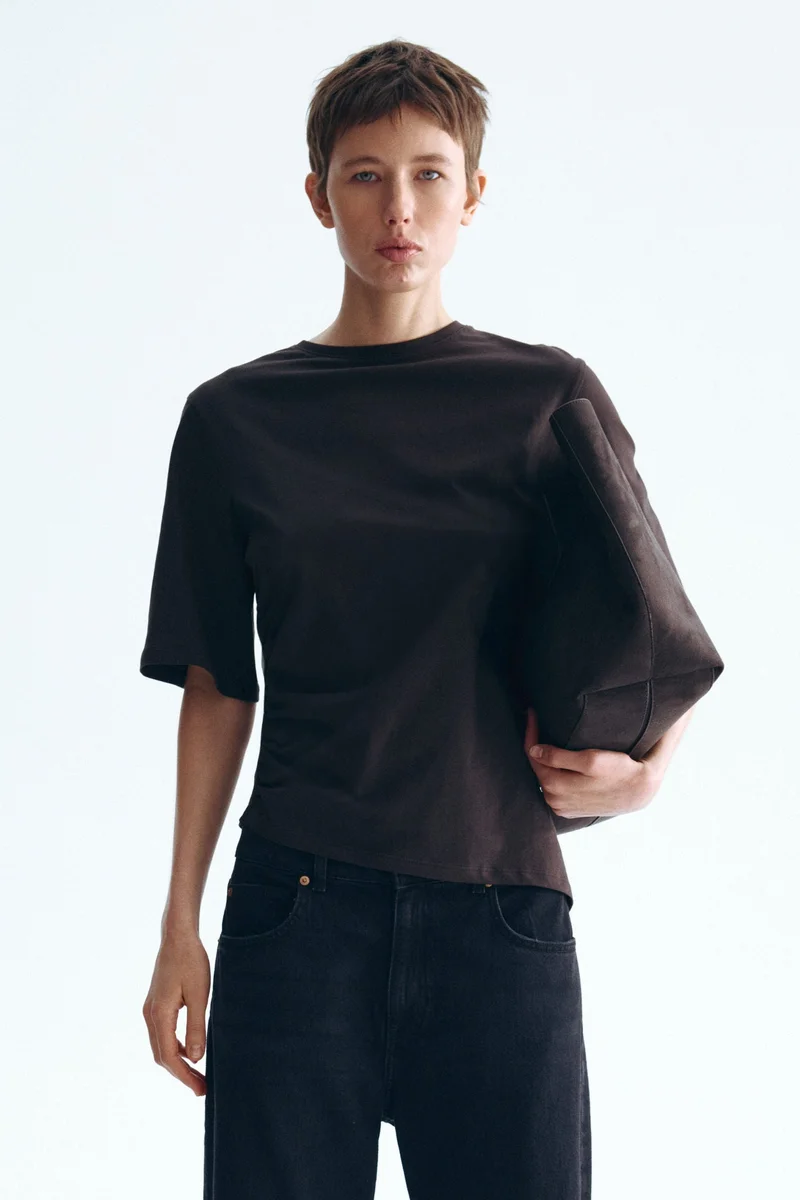 H&M Draped T-shirt