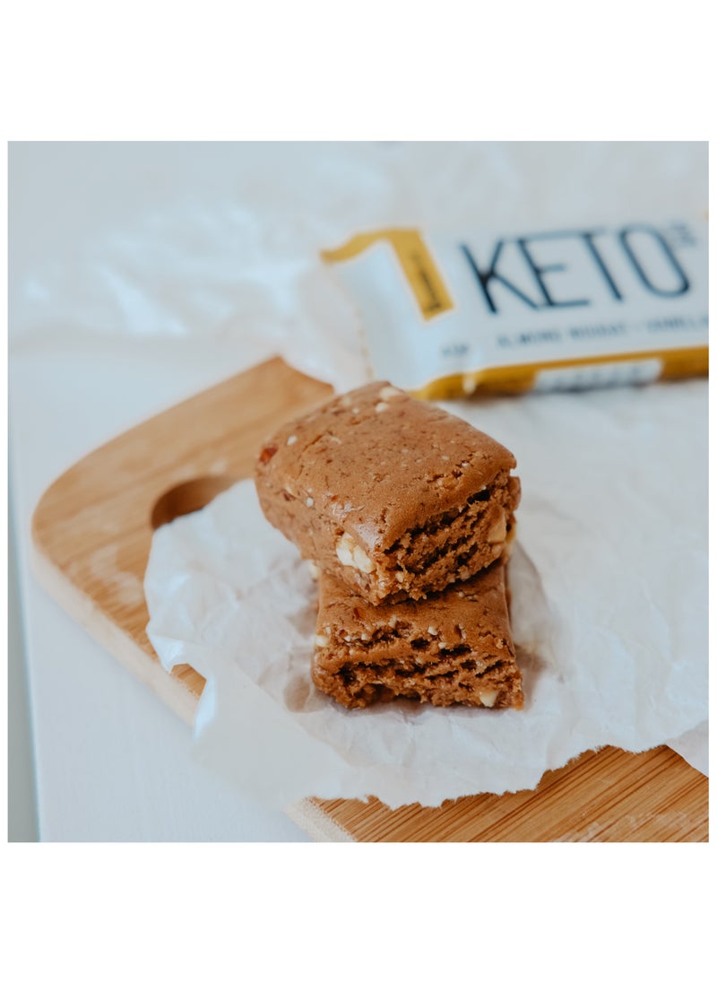 BOMBBAR Protein Keto Bar with Almond Nougat and Vanilla 12x40g  - Image 4