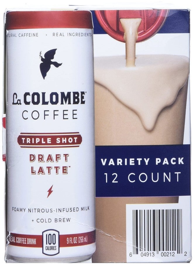 La Colombe علبة لا كولومب درافت لاتيه إسبريسو مضغوط على البارد متنوعة 9 أونصة (موكا/ثلاث جرعات/فانيليا، عبوة من 12 علبة) - Image 5
