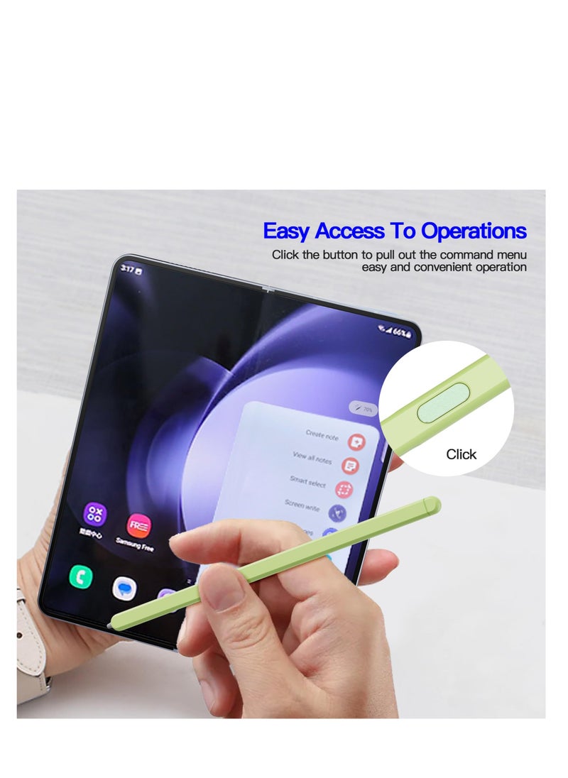Slim Stylus Pen for Samsung Galaxy Z Fold5 - 1.5mm Tip, 4,096 Pressure Levels, Compact Design, Green Color, Perfect for Precision Writing