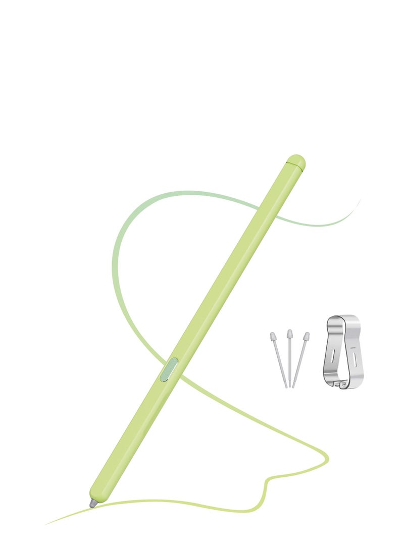 Slim Stylus Pen for Samsung Galaxy Z Fold5 - 1.5mm Tip, 4,096 Pressure Levels, Compact Design, Green Color, Perfect for Precision Writing