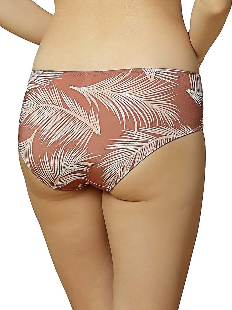 Triumph Tropical Print Palm Series Everyday Seamless Hipster Brown - Image 3