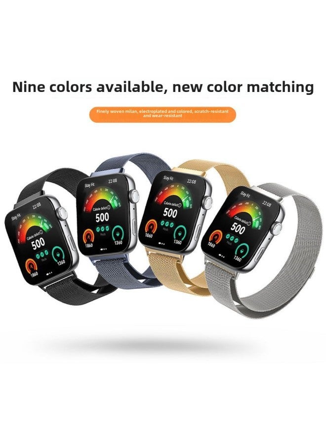 لساعة huawei Fit3 حزام Watchfit3 سوار معصم مغناطيسي معدني ميلانو لطيف Fit2 حزام بديل - اللون: لساعة huawei Watch Fit2 - [ملون] حزام ساعة مغناطيسي ميلانو