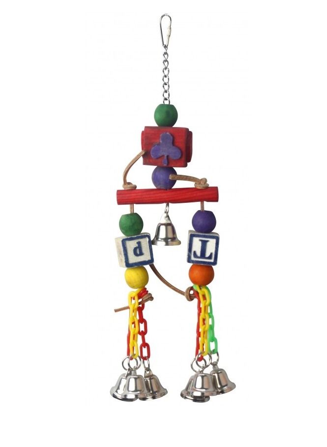 Natural And Clean Bird Toy Multicolor 41x10Cm