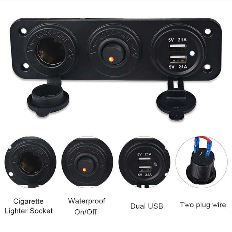 DEMULAX 5V 4.2A Car Dual USB Charger - Image 4