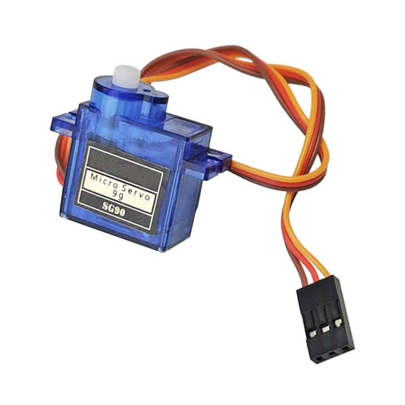 Senzooe 5 قطع محرك سيرفو SG90 من Tower Pro، مشغل محرك سيرفو صغير SG90 محرك - Image 3