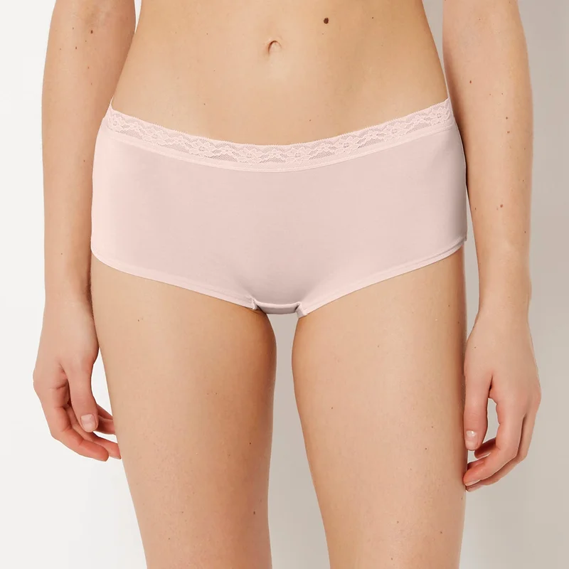 La Senza La Senza Ultrasoft Modal Boyshort Panty with Lace Trim