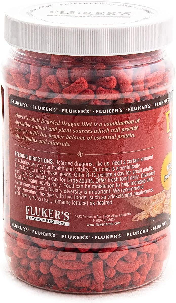 Fluker's Adult Bearded Dragon Diet Food 8-Ounce - Image 2