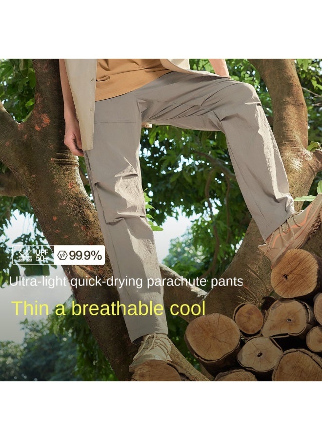 QUICK Dry Paratrooper Pants】high-stretch, Loose-fit Men's Trousers, Lightweight, -drying, Breathable, For Workwear, Outdoor Sports, And Hiking - Image 2