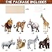 Bessmoso Safari Animals Party Decorations Jungle Animal Centerpiece Sticks Cutouts Table Toppers for Birthday Baby Shower Party Supplies Set of 24 - Image 4
