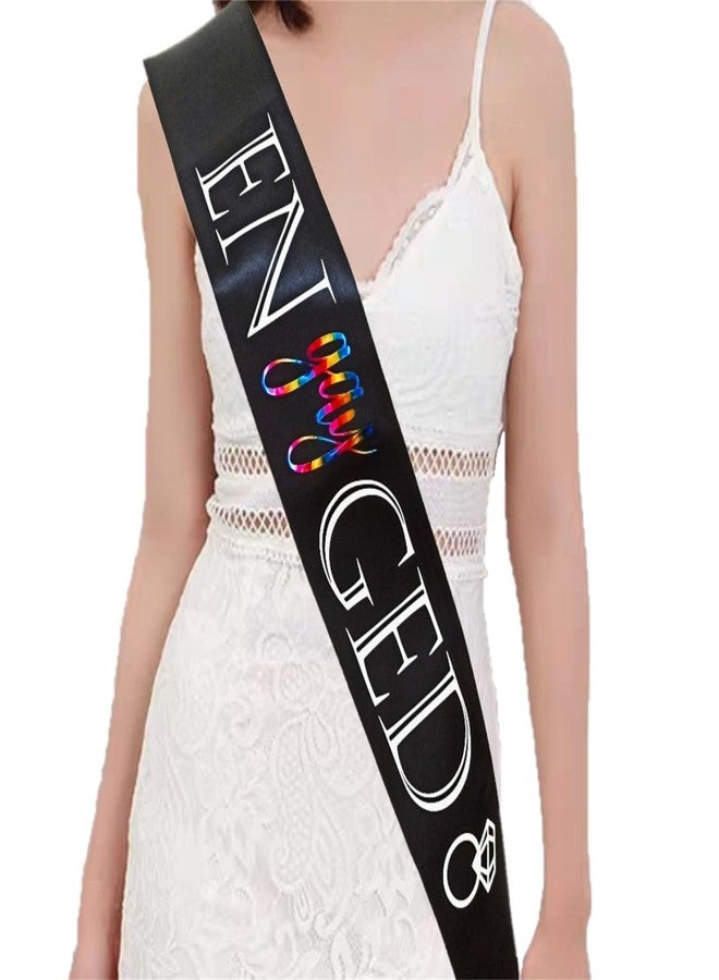 ماجنوسون جاردن وشاح خطوبة حديقة ماغنوسون، وشاح للعروس والعريس، لوازم حفلات توديع العزوبية، ديكور حفلات الخطوبة للمثليين، إكسسوارات موكب شهر فخر مجتمع الميم - Image 4