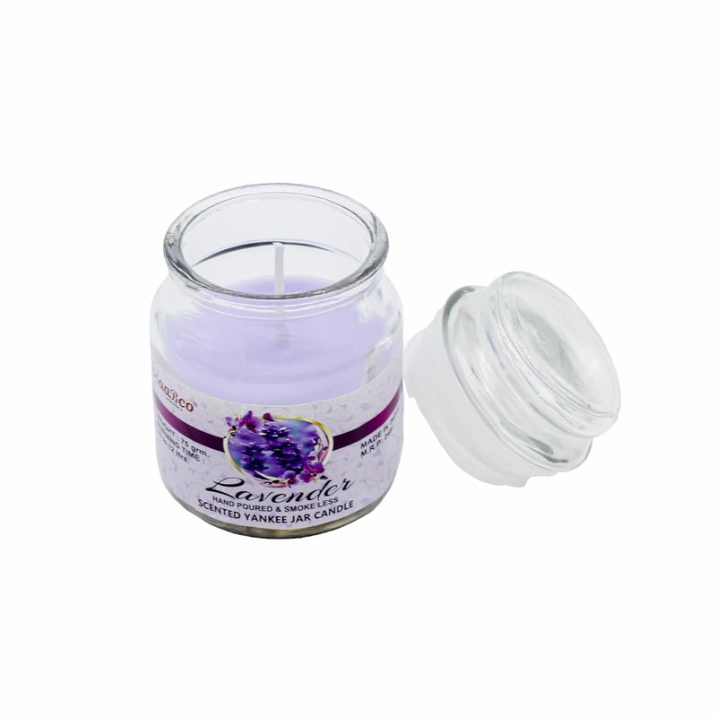 AABCO aaBCo Pure Paraffin Wax Yankee JarCandle with Natural Perfume and Cotton Wick Long BurningSmoke LessDriplessLong Lasting Perfume with 70 grm Wax 24030013  - Image 3