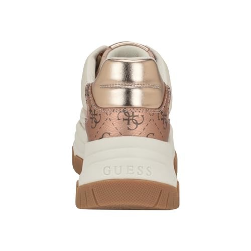 Guess Women's Berrett Sneaker, Light Pink Logo Multi 680, 11 - Image 3