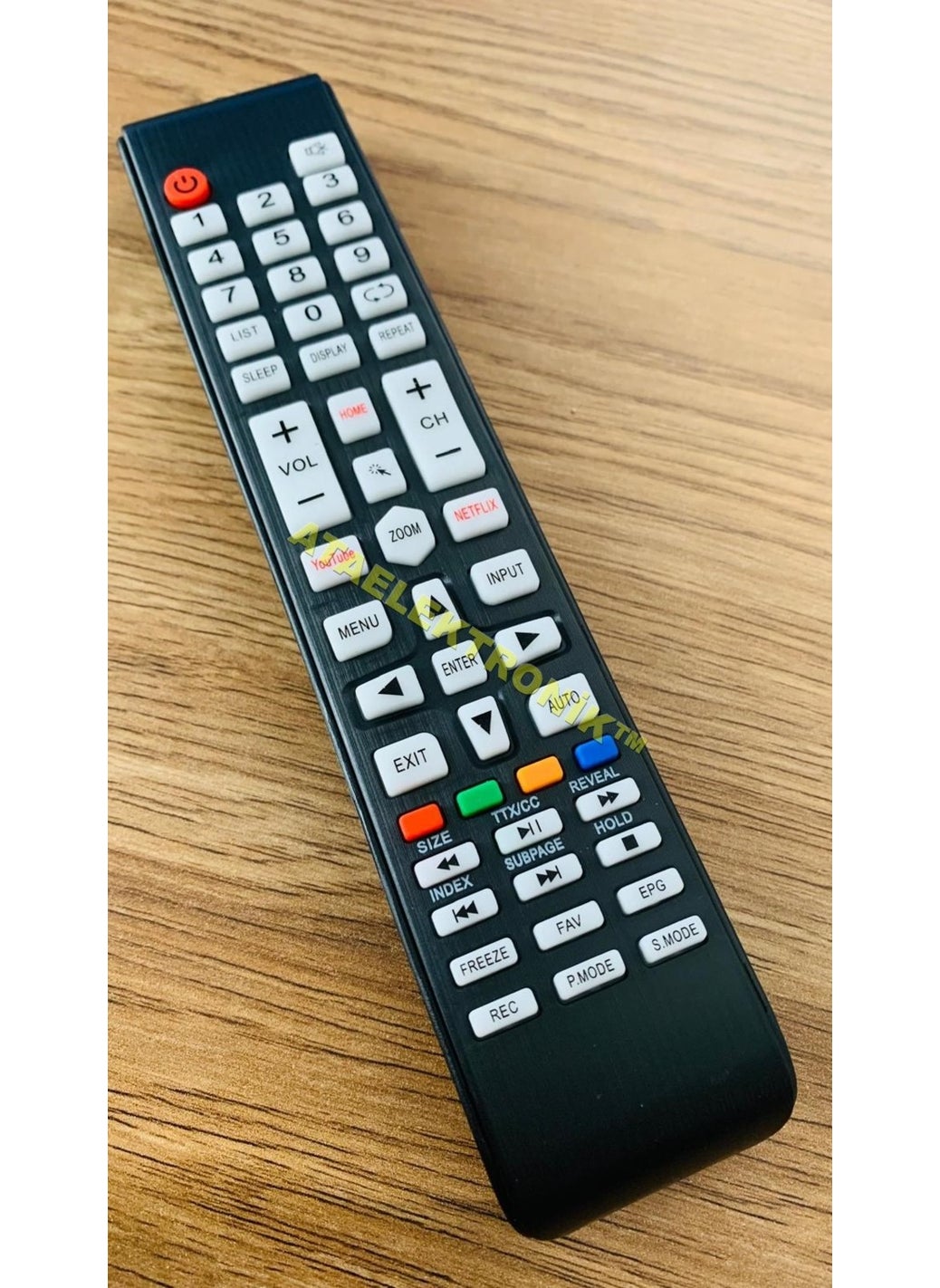 Ata Elektronik - Ronax FS3201 FS5001 Satellite Receiver Android Smart LED TV Remote Control Youtube Netflix Button - Image 1