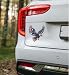 MAKTEM American Eagle Car Sticker with Flag Patriotic USA Decal Eagle with American Flag Vinyl Sticker for Cars Trucks Laptops and More USA Pride and Freedom Inspired Design Durable Weatherproof - Image 3
