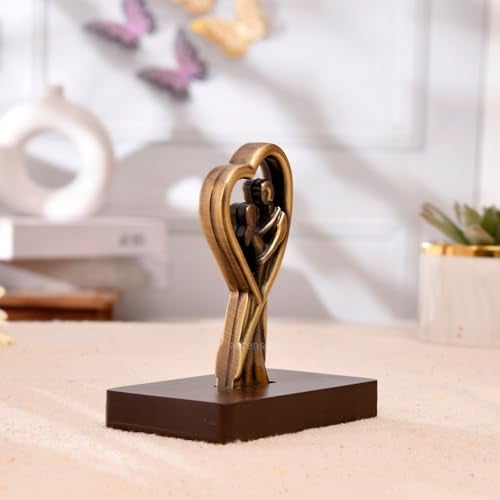 Ascension Romantic Love Couple Statue Showpiece for Valentine Day Standing Couple Sculpture for Home Decor, Couple Gifts, Table Top, Bed Room Decoration Gifts for Girlfriend, Boyfriend Valentine Gifts - Image 2