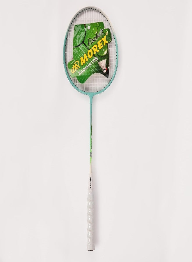 MOVEX Morex Badminton Rackets [ Set of 2 ] for Beginners & Adults | Lightweight Aluminium Shuttle Bat with Full Cover Bag | Badminton Racket for Practice & Match | Grip Handle Shuttle Racket (Green) - Image 2
