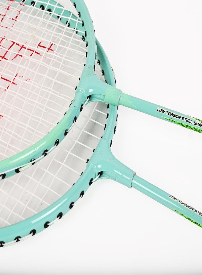 MOVEX Morex Badminton Rackets [ Set of 2 ] for Beginners & Adults | Lightweight Aluminium Shuttle Bat with Full Cover Bag | Badminton Racket for Practice & Match | Grip Handle Shuttle Racket (Green) - Image 5
