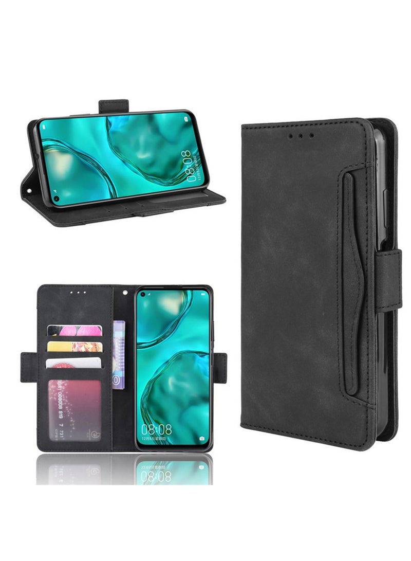 يوك غطاء حماية من جلد البولي يوريثان لهاتف هواوي نوفا 7i أسود - Image 1