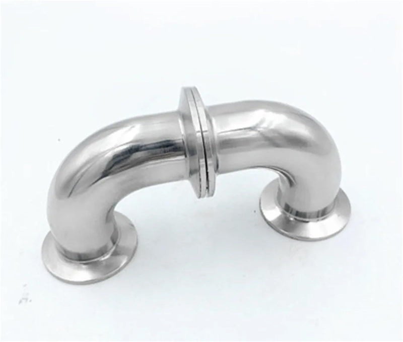 102mm Sanitary Tri Clamp Ferrule 90 Degree Elbow 304 Stainless Steel Pipe Fitting - Image 3