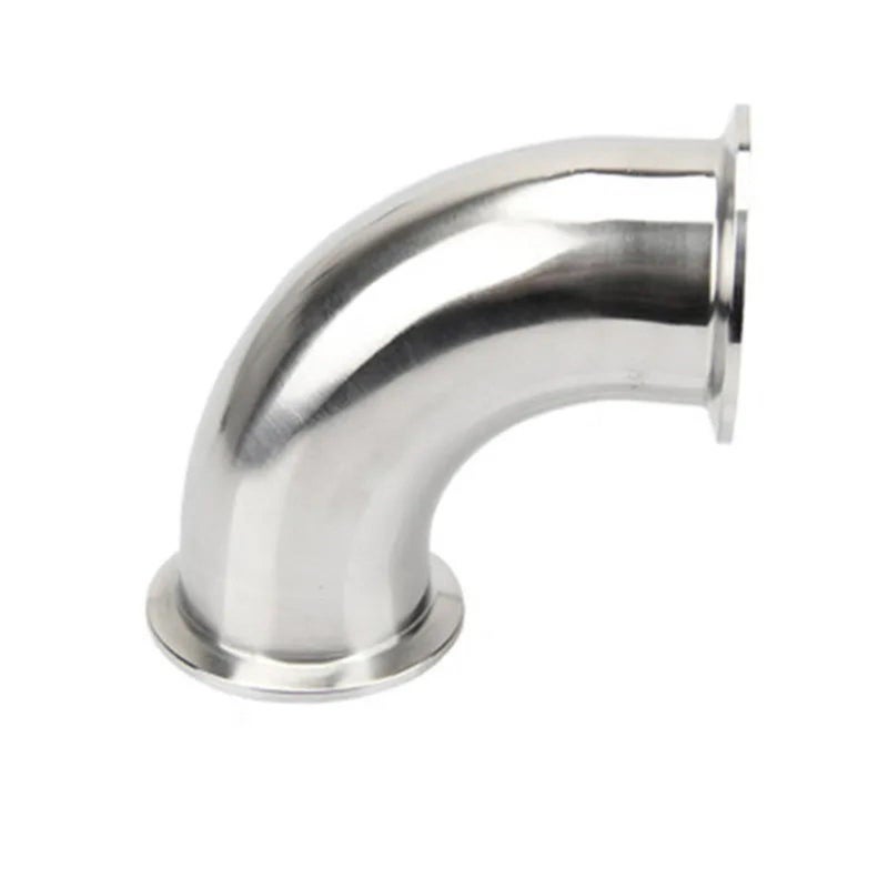 102mm Sanitary Tri Clamp Ferrule 90 Degree Elbow 304 Stainless Steel Pipe Fitting - Image 4