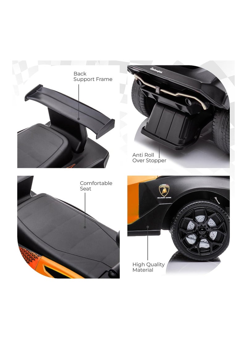 COLORLAND - Lamborghini Ride-on Car Orange - Image 1