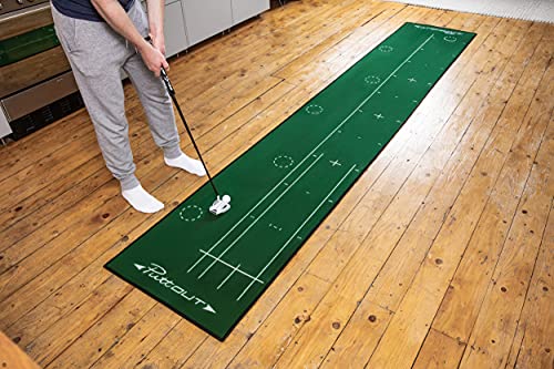 PuttOut Large Golf Putting Mat, 367cm x 67cm - Image 2