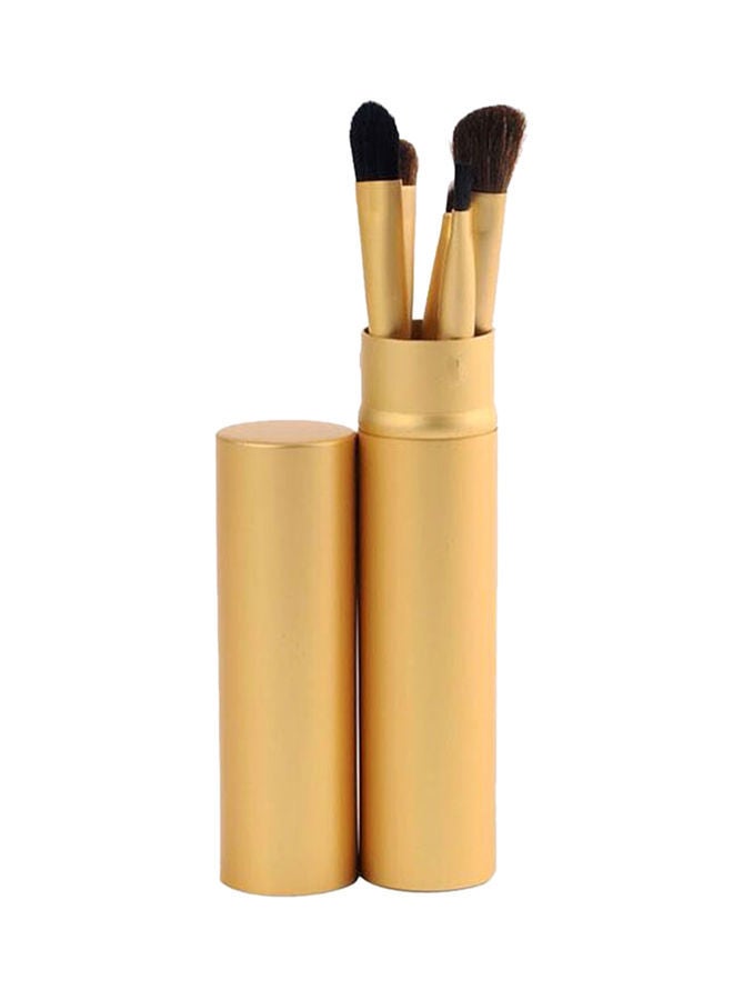 NIBEMINENT 4-Piece Makeup Brush Set Gold