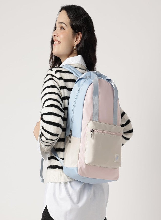 Fastrack Lightweight Laptop Backpack for Men & Women | Nylon Backpack with 14-Inch Padded Laptop Compartment, Front Zip Pocket & Utility Sections | Stylish Everyday Bag for Work, College & Travel - Image 2