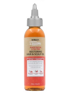 Dr. Miracle's Dr. Miracle's Strong & Healthy Restoring Oil with Black Castor Oil, Tea Tree Oil, and Mango Butter for 2x Moisture - 4oz  - Image 1